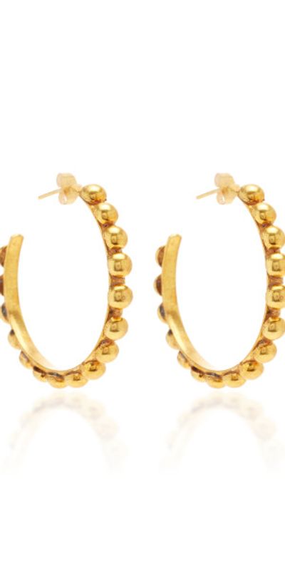 Sylvia Toledano Sylvia Toledano - Tribal Gold-Plated Hoop Earrings - Gold - OS - Moda Operandi - Gifts For Her