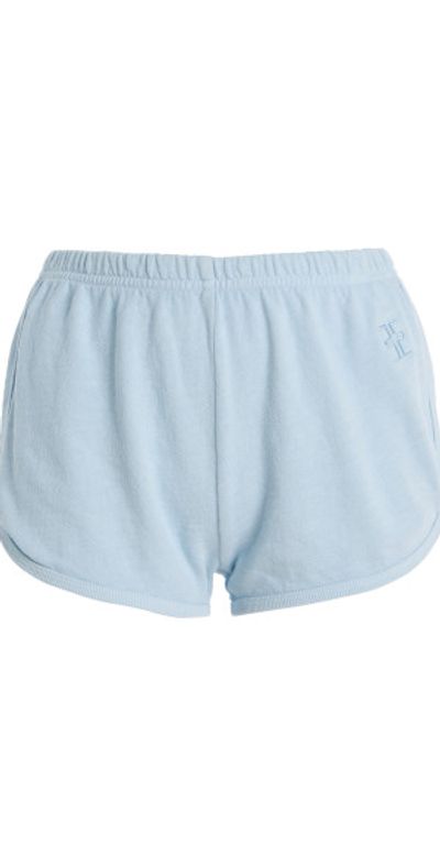 Éterne Éterne - Cotton Mini Track Shorts - Blue - S