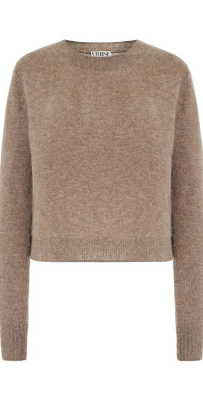 Éterne Éterne - Francis Cashmere Sweater - Brown - XS/S - Moda Operandi