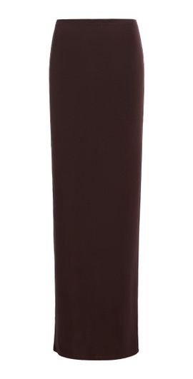 Éterne Éterne - Jersey Maxi Skirt - Brown - XS