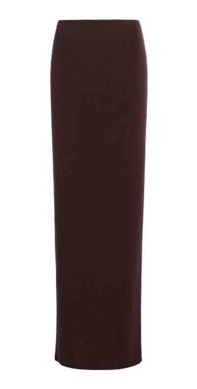 Éterne Éterne - Jersey Maxi Skirt - Brown - XS