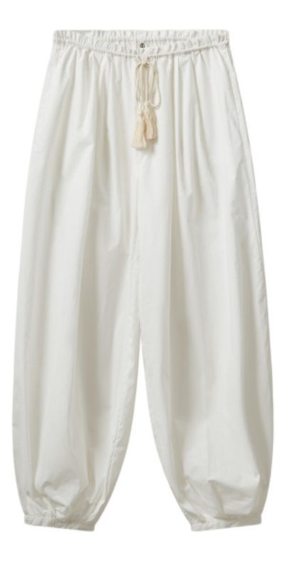 THE GARMENT THE GARMENT Bazaar WideLeg Cotton Pants White UK 8