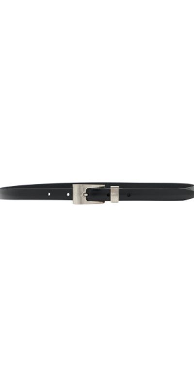The Row The Row - Downtown Leather Belt - Black - M