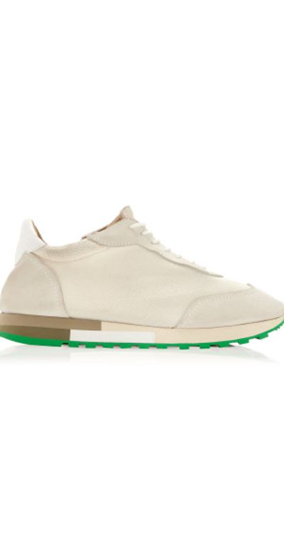 The Row The Row - Owen Leather; Mesh Sneakers - White - IT 36