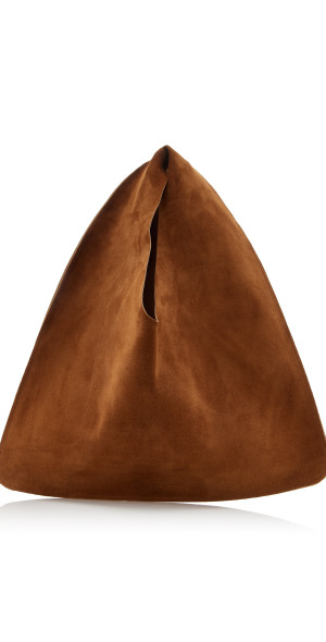 The Row - - Small Bindle Suede Bag - Neutral - OS