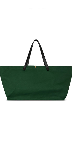 The Row - - XL Idaho Cotton Twill Tote - Green - OS - Moda Operandi