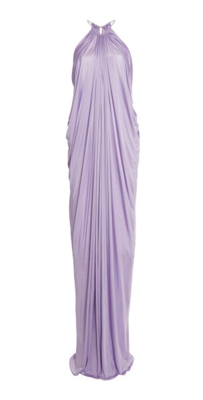Tom Ford - - Draped Halterneck Gown - Purple - IT 48 - Only At Moda Operandi