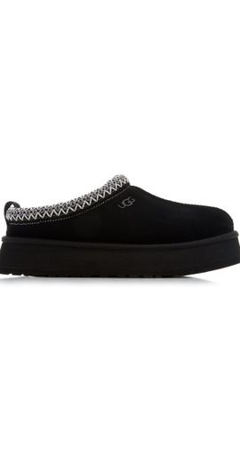 UGG UGG - Tazz Suede Platform Slippers - Black - US 5 - Moda Operandi