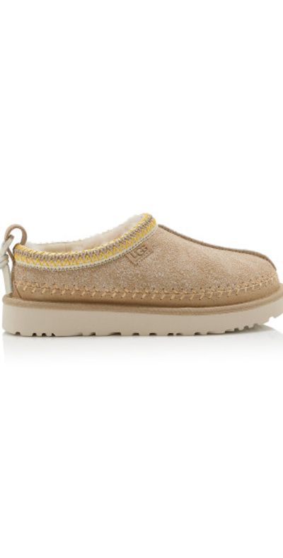 UGG UGG Tasman Biarritz Sheepskin Slippers Yellow