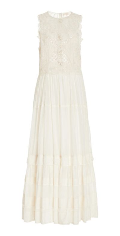 knee length dresses for ladies Layla Lace Mini Dress - Chalk White Short Sleeve Mini Dress main image 0