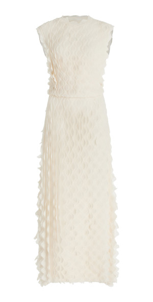Ulla Johnson - - Kaelyn Textured Cotton-Blend Maxi Dress