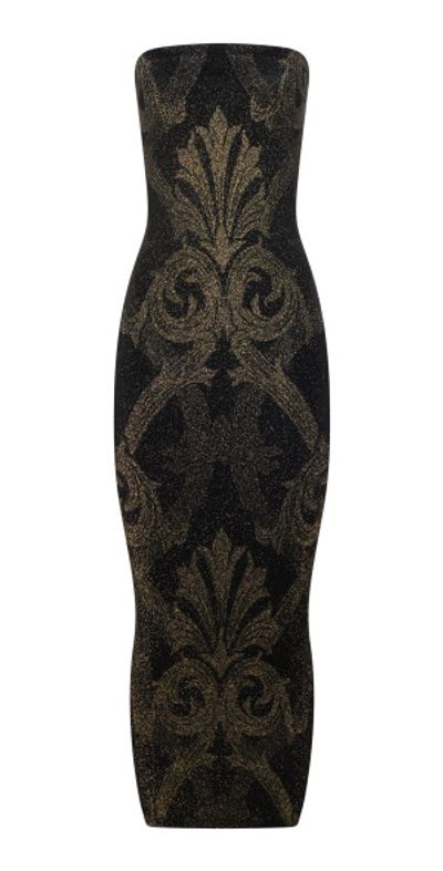 Wolford - - x Etro Metallic Jacquard Midi Dress - Black - XS Wolford - - x Etro Metallic Jacquard Midi Dress - Black - XS