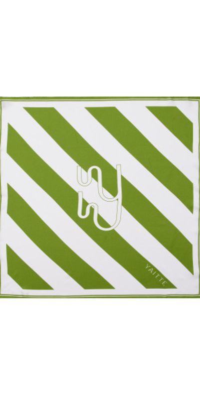 YAITTE YAITTE - Exclusive Silk Scarf - Green - OS