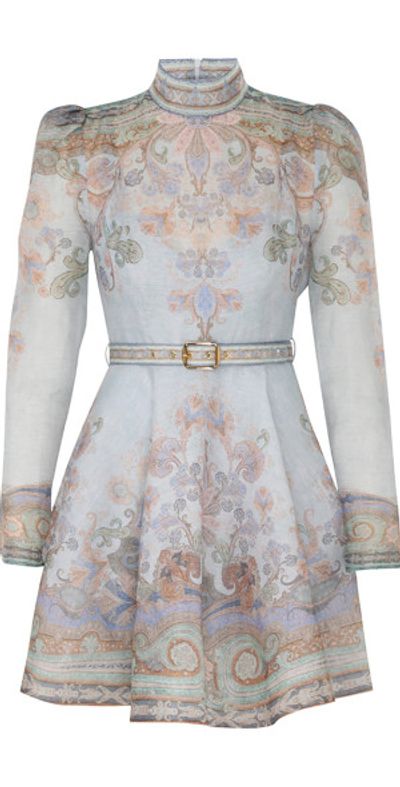 eden belted midi dress zimmermann Zimmermann Eden Belted Midi Dress by Zimmermann