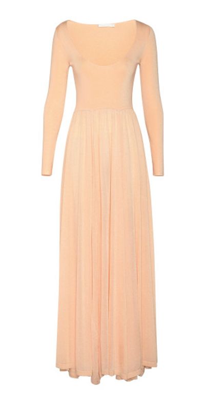 moda operandi knit dress ALAA Drop-Waist Knit Cotton Midi Dress