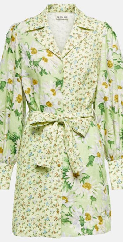 alemais green shirt dress Rafaela Shirt Dress