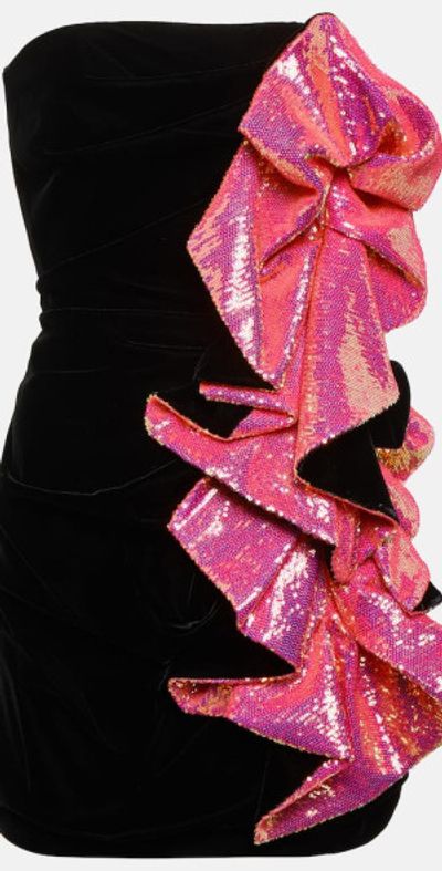 Alexandre Vauthier Alexandre Vauthier Strapless embellished minidress