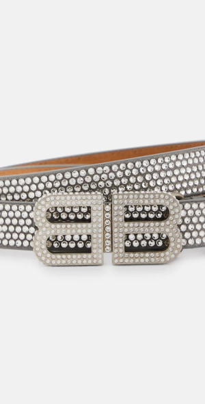 BALENCIAGA BB HOURGLASS バレンシアガベルト Balenciaga BB Hourglass Large Belt | Saks Fifth Avenue