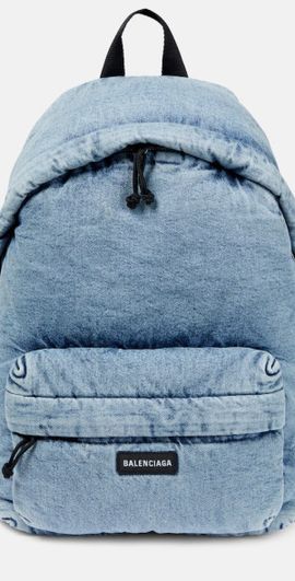 Balenciaga Balenciaga Padded denim backpack