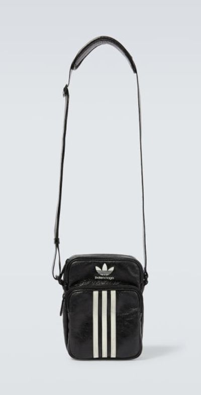 Balenciaga x Adidas leather crossbody bag