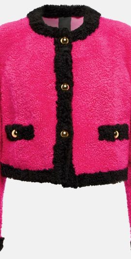 Blancha Blancha Cropped shearling jacket