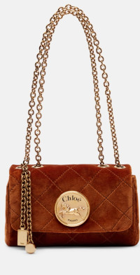 Chloe ChloÃ© ChloÃ© Heritage suede leather shoulder bag