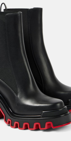 Christian Louboutin - Marchacroche Duna 95 leather ankle boots