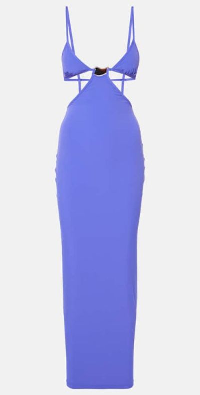 christopher esber cutout maxi dress Christopher Esber Triquetra Contoured Cutout Silk Maxi Tank Dress