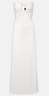 Christopher Esber Christopher Esber Helix gathered maxi dress