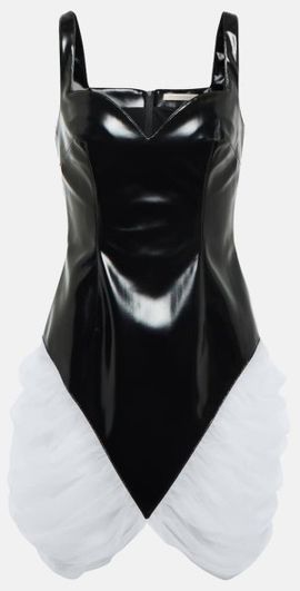 CHRISTOPHER KANE - The Bombshell cutout crystal-embellished stretch-jersey  and satin midi dress