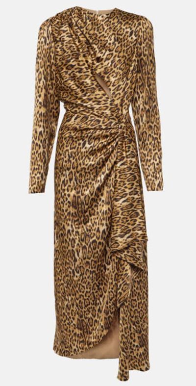 slim fit dress slacks Costarellos - Fara Crepe Crystal Gown