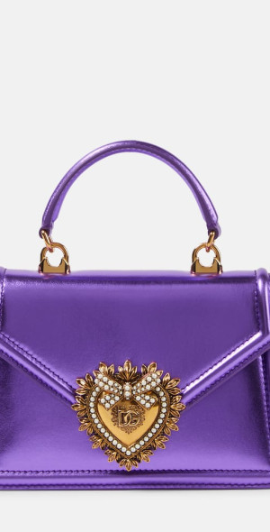 Dolce&Gabbana - Devotion Small leather tote bag