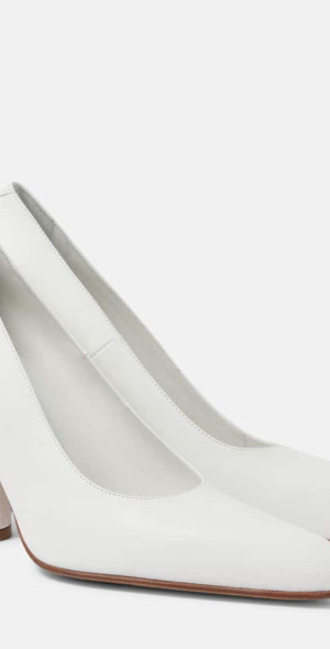 Dries Van Noten - Bridal 95 leather pumps