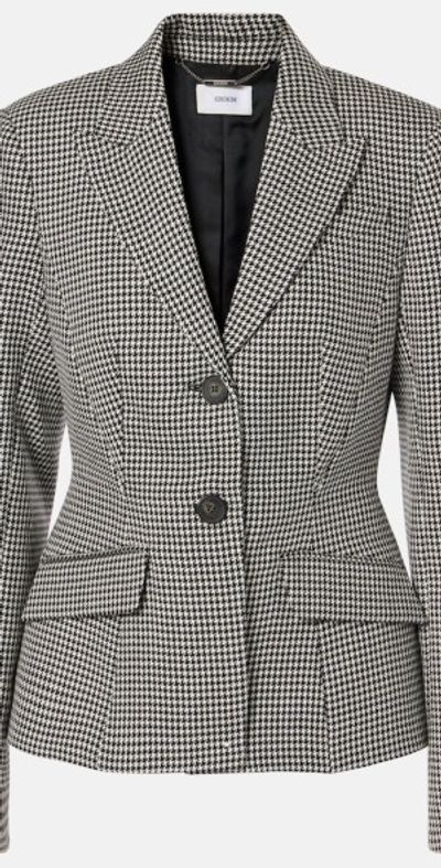 Erdem Erdem Tailored houndstooth wool blazer