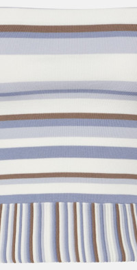 Faithfull Faithfull Citara striped cotton-blend tube top