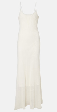Faithfull Faithfull Treillis crochet cotton-blend midi dress
