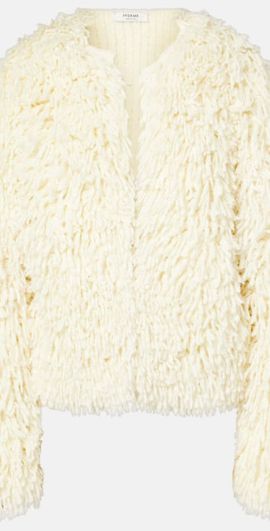 Fforme Fforme Van fringed wool-blend jacket