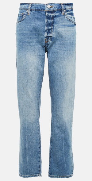 Frame - Le Slouch mid-rise straight jeans