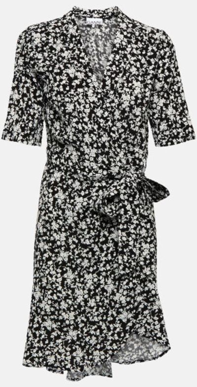 knee length dresses for ladies Seersucker Check Wrap Mini Dress in Gingham Starfish  SVRN