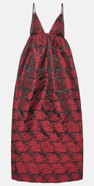 Ganni - Floral jacquard maxi dress
