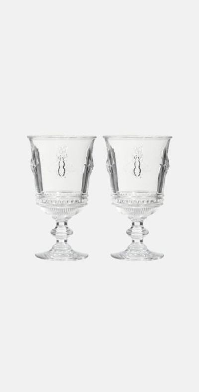 Gucci Gucci Bee set of 2 wine glasses