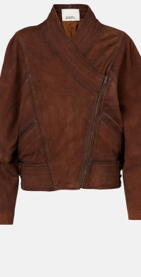 Isabel Marant Isabel Marant Edina asymmetric suede jacket