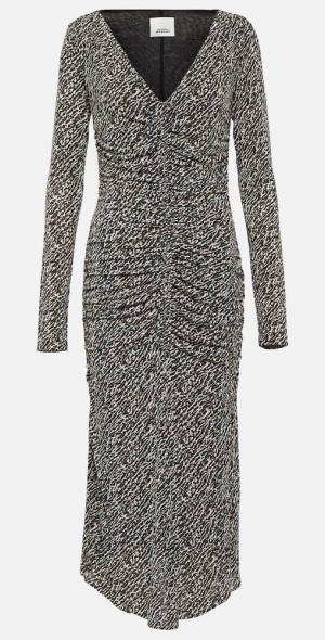 Isabel Marant - Laly printed jersey midi dress