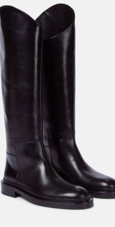 Jil Sander Jil Sander Leather riding boots