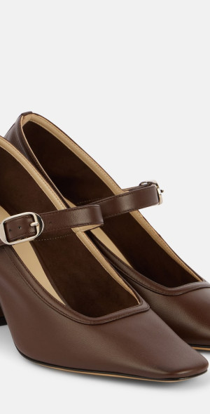 Le Monde Beryl - Le Monde BÃ©ryl 80 leather Mary Jane pumps