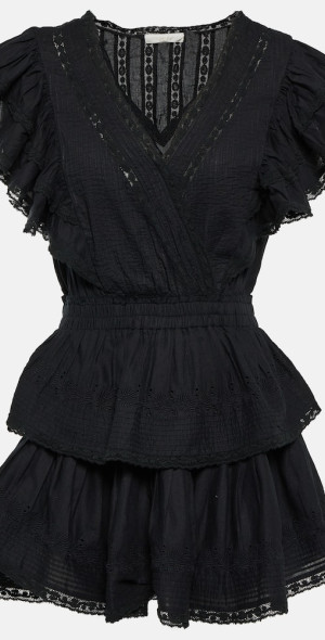 LOVESHACKFANCY GWEN DRESS - PEONY PINK