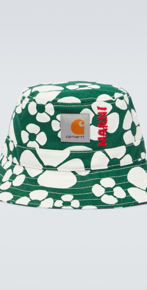 MARNI × CARHARTT Bucket Hat mca0250005_yel_00.jpg