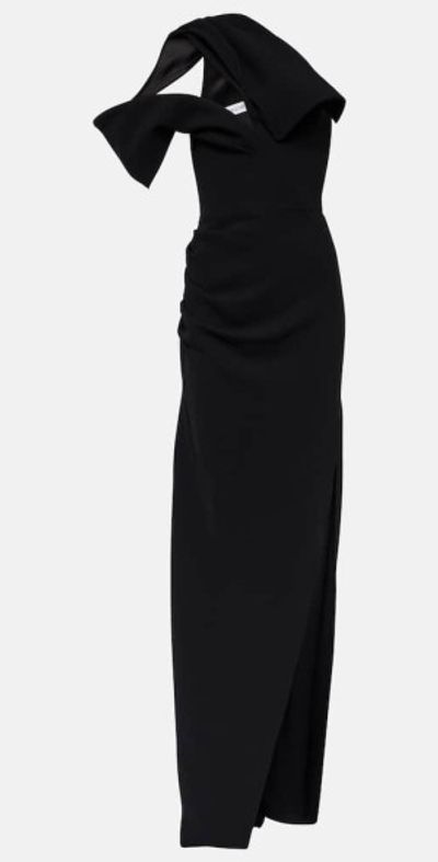 Maticevski - Darkness gathered one-shoulder gown
