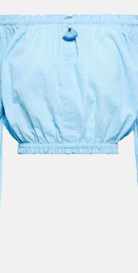 【Poupette St Barth】 Brieストライプコットントップ Poupette St Barth Brie striped cotton top Poupette St Barth