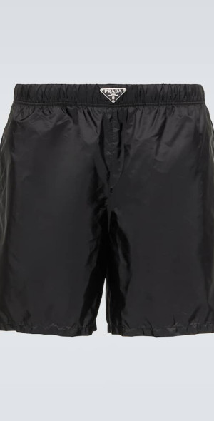Prada - Logo swim shorts